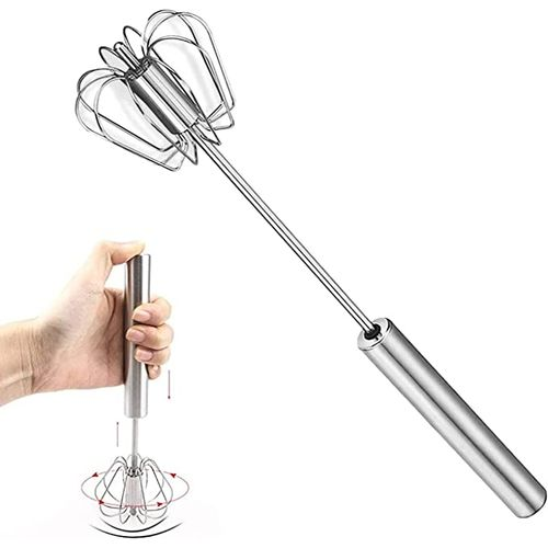 Stainless Steel Egg Beater Rotating